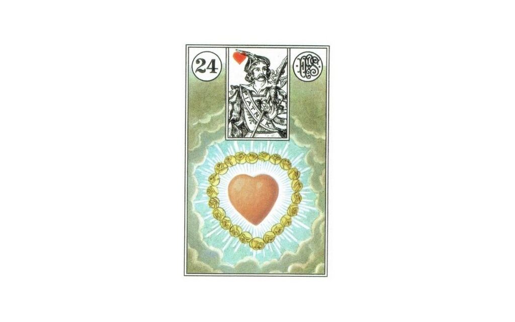 Serce - karta Lenormand - wróżka Katarzyna Zielińska