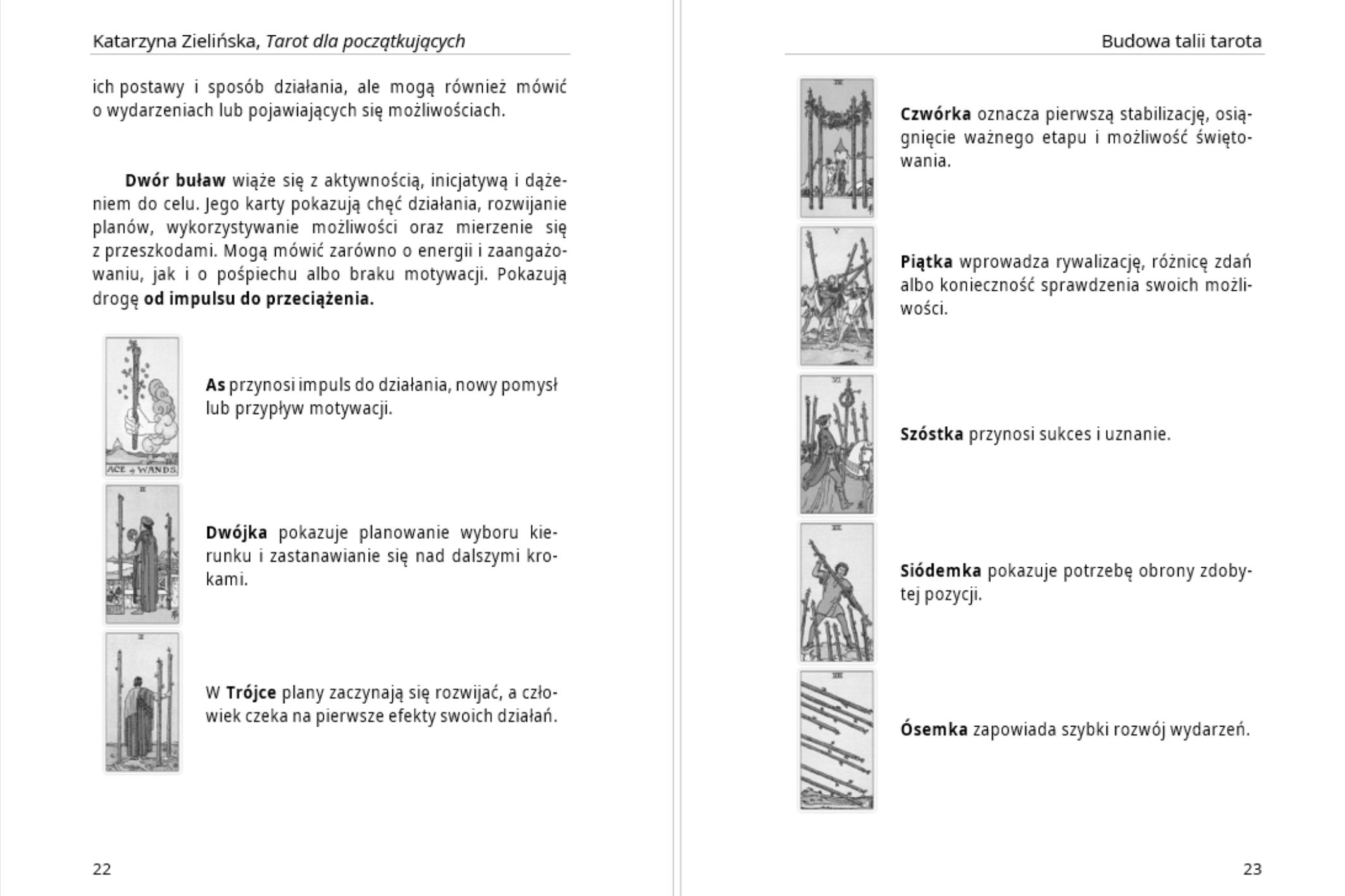 Tarot dla początkujących, Katarzyna Zielińska
