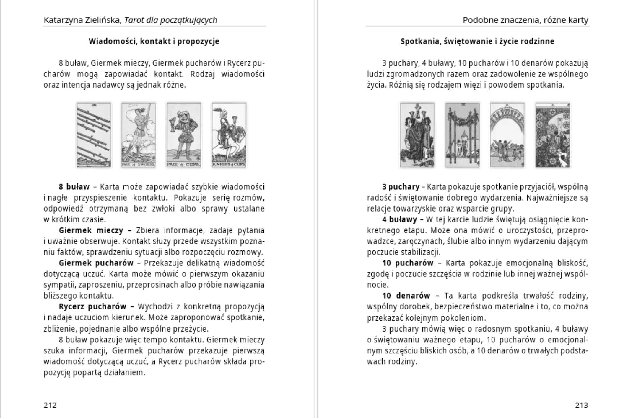 Tarot dla początkujących, Katarzyna Zielińska