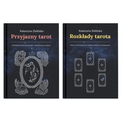 Zestaw książek o tarocie - "Przyjazny tarot" i "Rozkłady tarota"